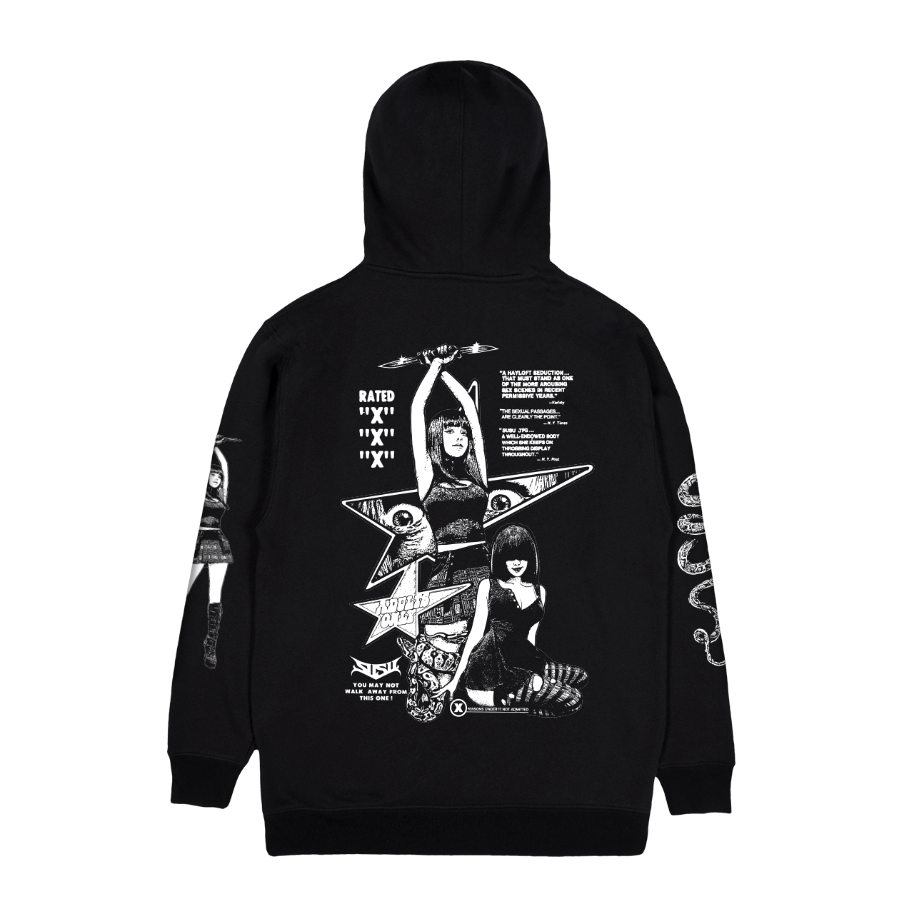 SUSU® | SLASHER HOODIE (BLACK)